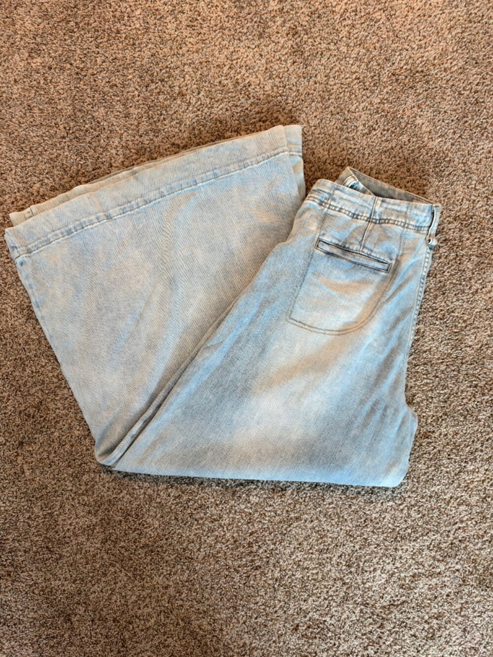 Anthropologie Pilcro Mid-Rise Wide Leg Palazzao Jeans - 28 - Light - Picture 7 of 9
